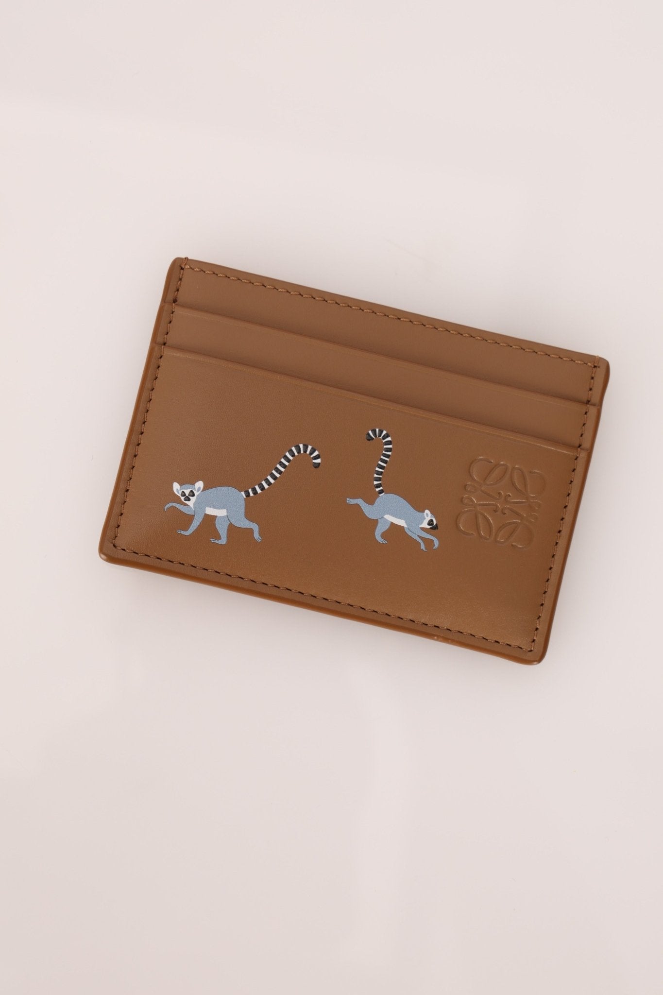 Limited Edition Loewe x Suna Fujita Ring - Tailed Lemur Card Case - FashioNica