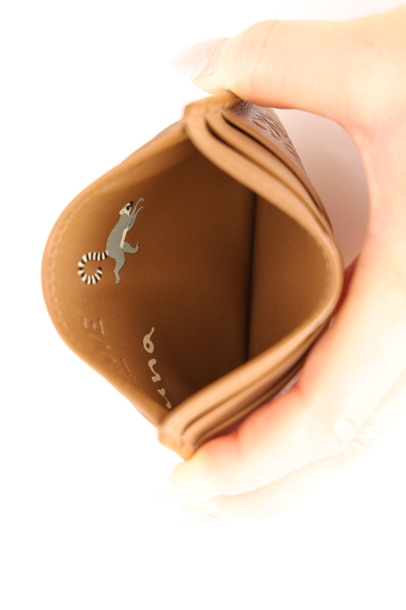 Limited Edition Loewe x Suna Fujita Ring - Tailed Lemur Card Case - FashioNica