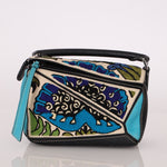 Limited Edition Loewe x William De Morgan Embroidered Floral Mini Puzzle - FashioNica