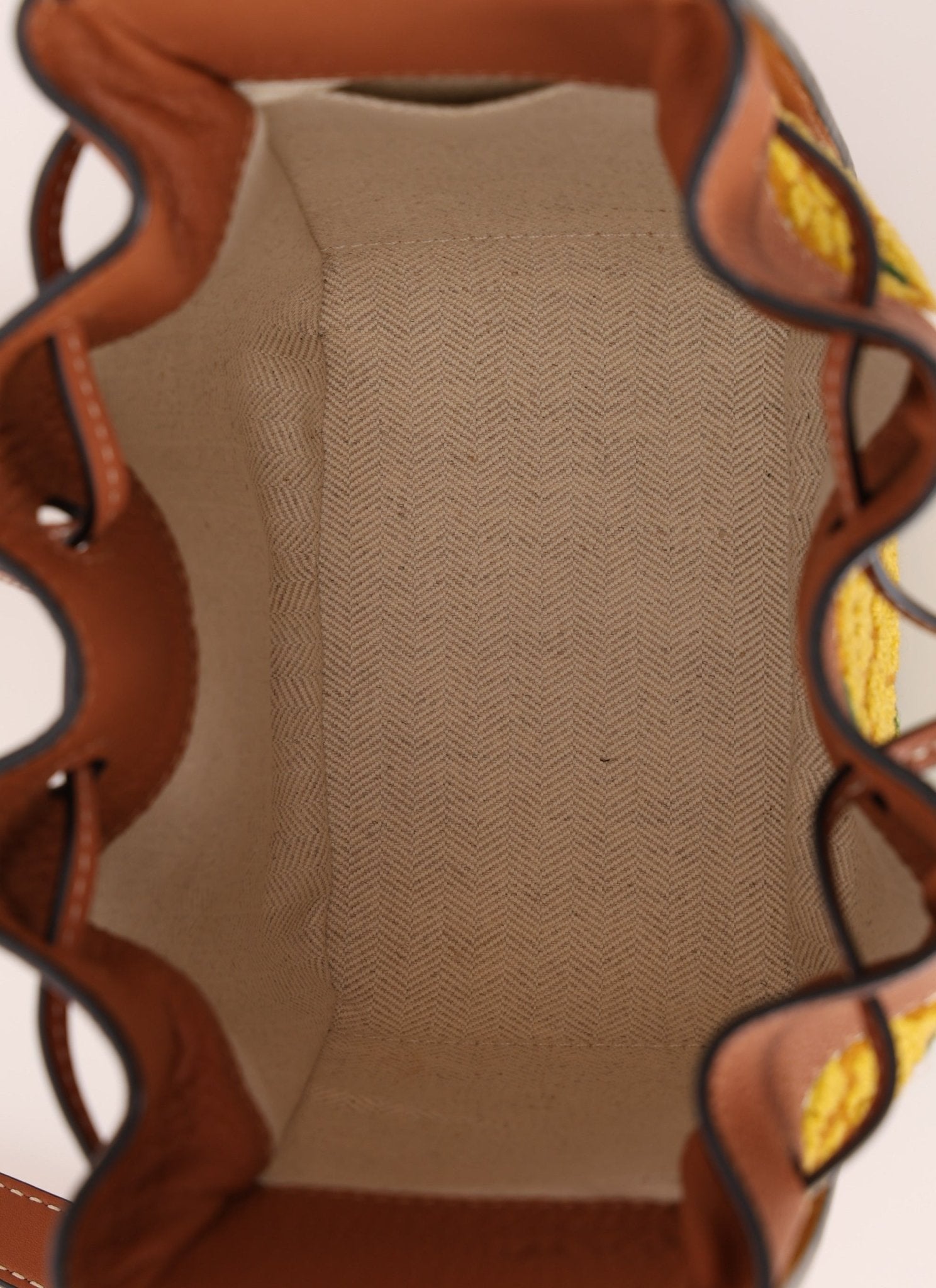 Limited Edition Loewe x William de Morgan Floral Embroidered Mini Hammock - FashioNica