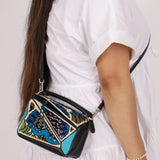 Limited Edition Loewe x William de Morgan Leather Embroidered Mini Puzzle - FashioNica