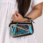 Limited Edition Loewe x William de Morgan Leather Embroidered Mini Puzzle - FashioNica