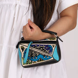 Limited Edition Loewe x William de Morgan Leather Embroidered Mini Puzzle - FashioNica