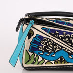Limited Edition Loewe x William de Morgan Leather Embroidered Mini Puzzle - FashioNica