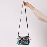 Limited Edition Loewe x William de Morgan Leather Embroidered Mini Puzzle - FashioNica