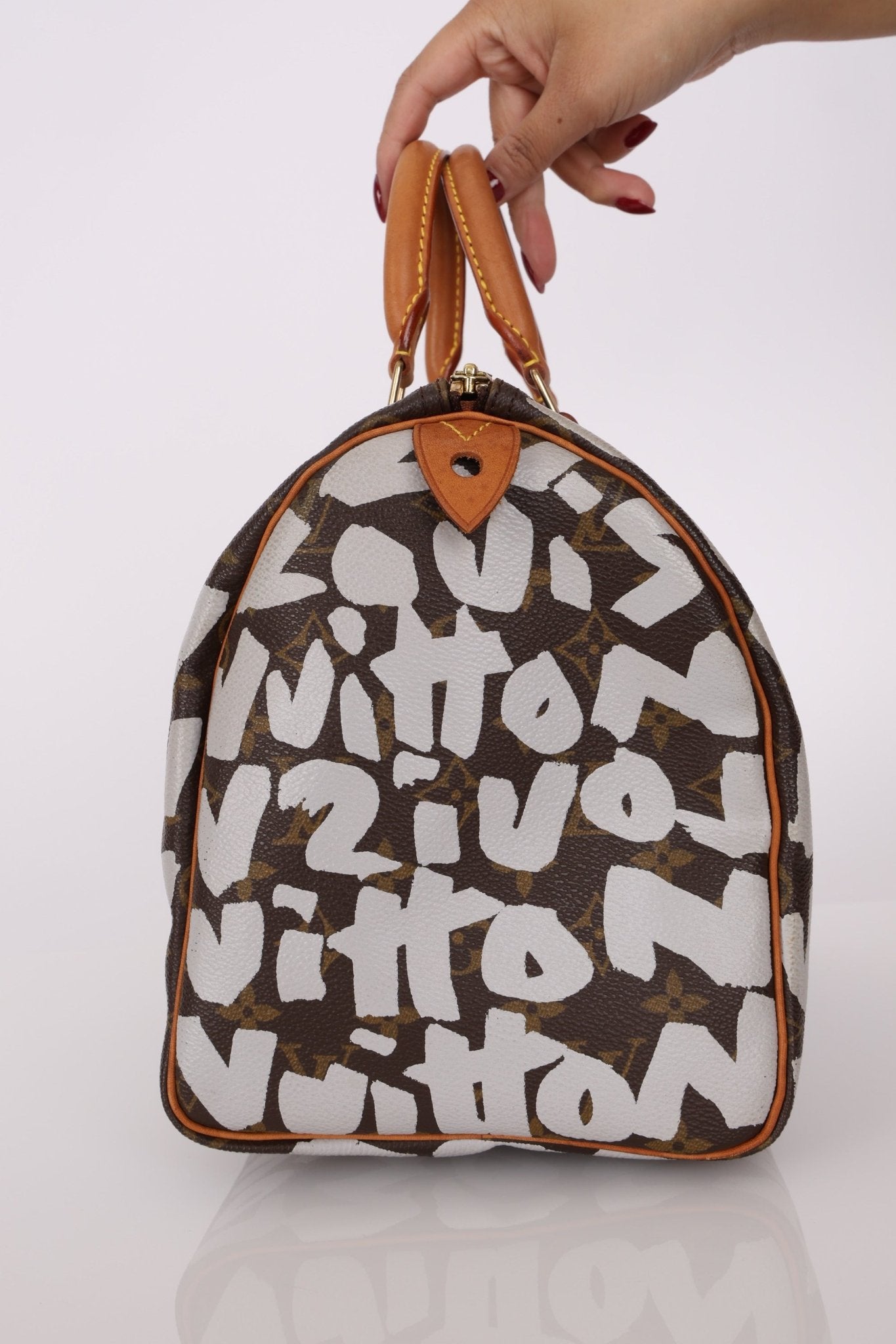 Limited Edition Louis Vuitton 2001 Stephen Sprouse Graffiti Speedy 30 - FashioNica