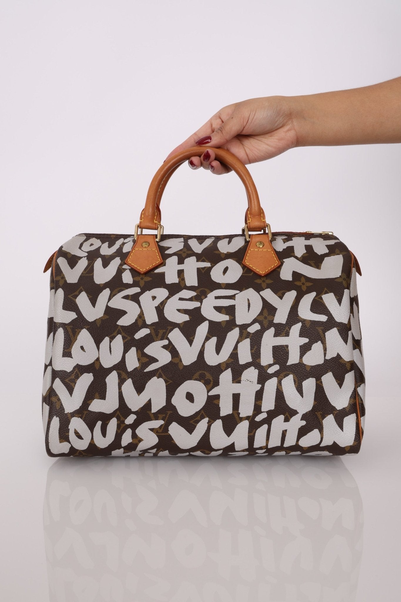 Limited Edition Louis Vuitton 2001 Stephen Sprouse Graffiti Speedy 30 - FashioNica
