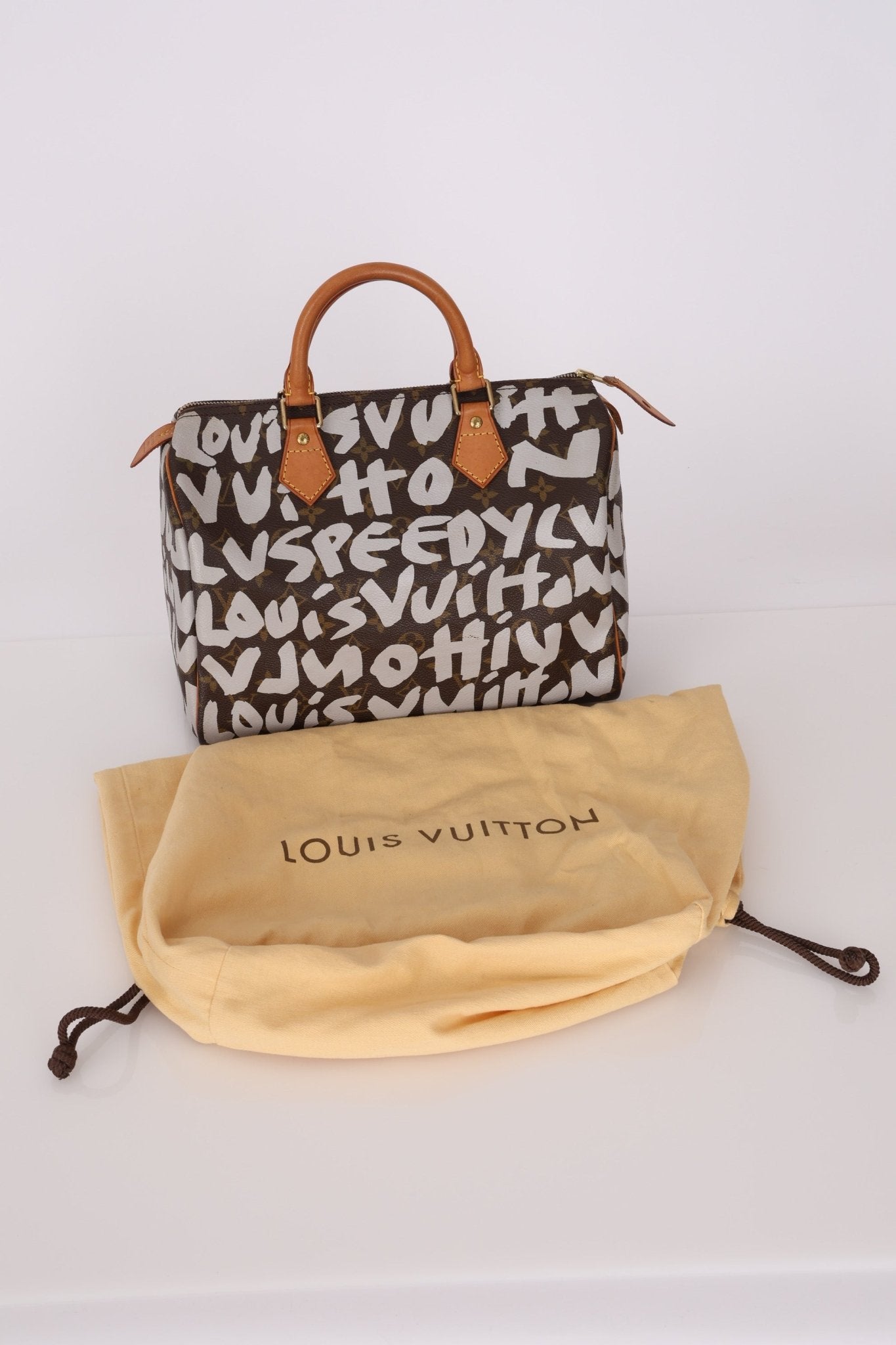 Limited Edition Louis Vuitton 2001 Stephen Sprouse Graffiti Speedy 30 - FashioNica