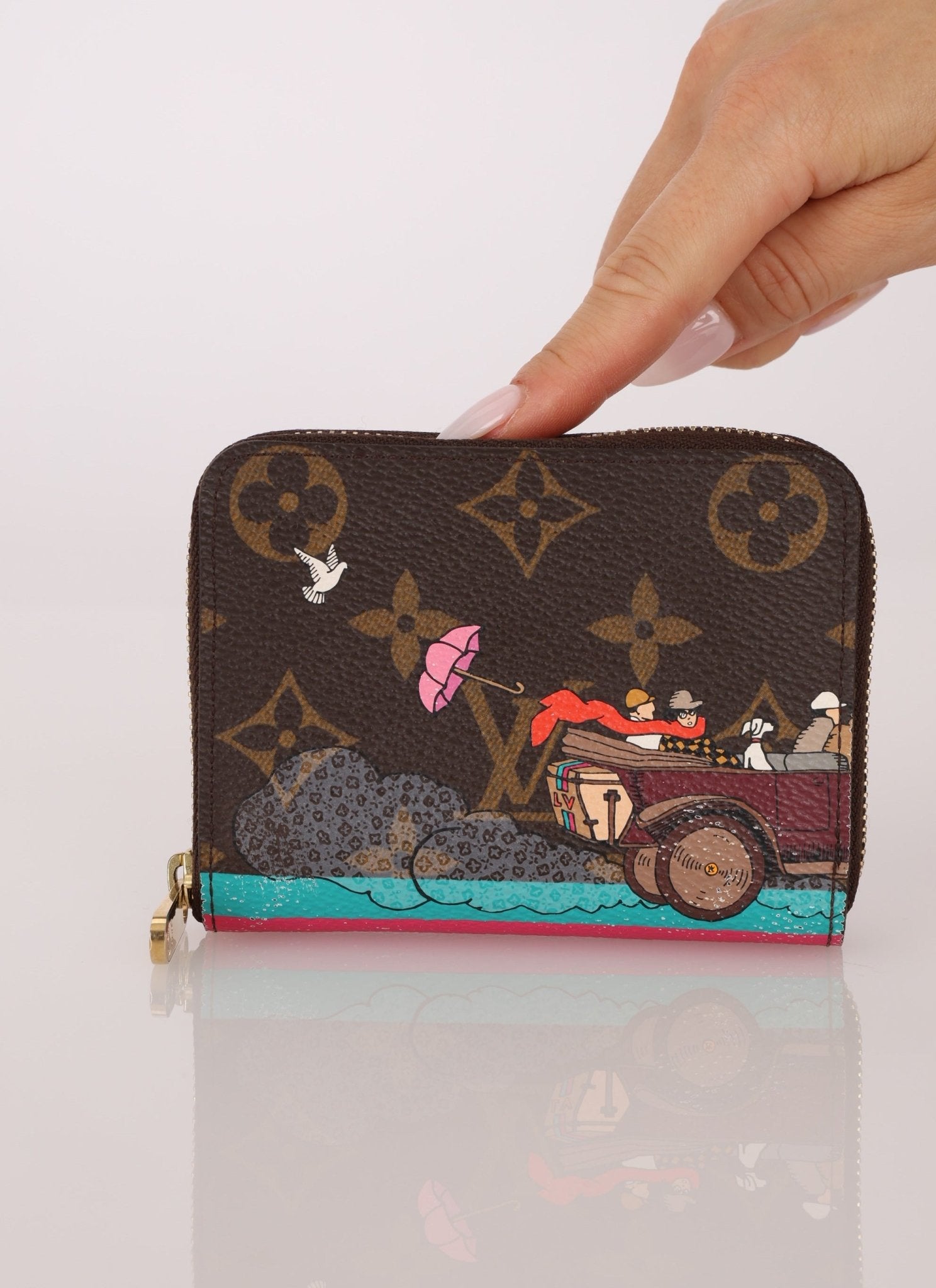 Limited Edition Louis Vuitton 2015 Monogram Zippy Compact Wallet - FashioNica