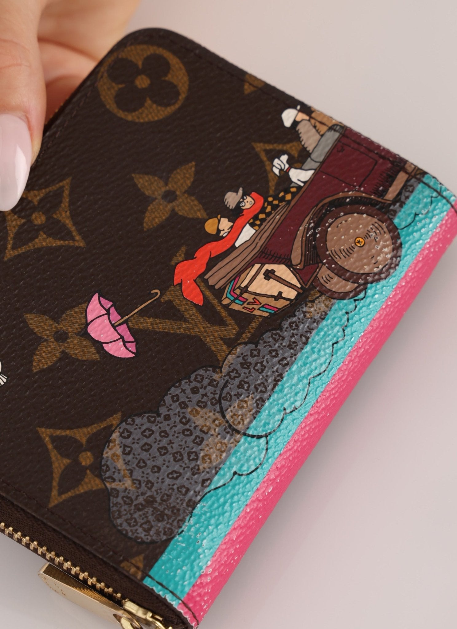 Limited Edition Louis Vuitton 2015 Monogram Zippy Compact Wallet - FashioNica