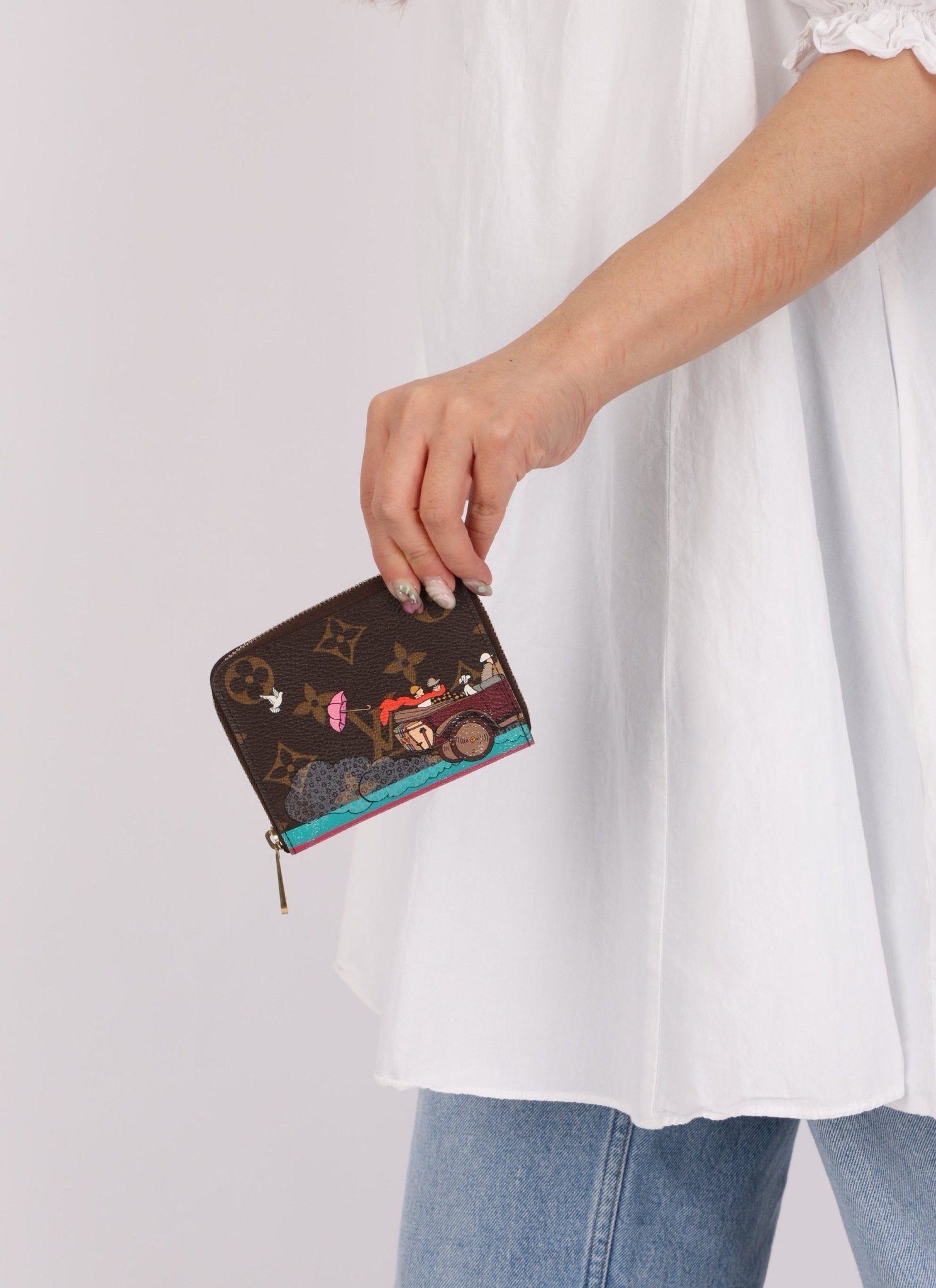 Limited Edition Louis Vuitton 2015 Monogram Zippy Compact Wallet - FashioNica