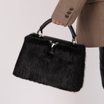 Limited Edition Louis Vuitton 2017 Mink Fur Monogram Capucines MM - FashioNica