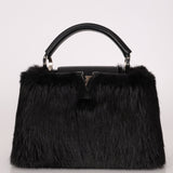 Limited Edition Louis Vuitton 2017 Mink Fur Monogram Capucines MM - FashioNica