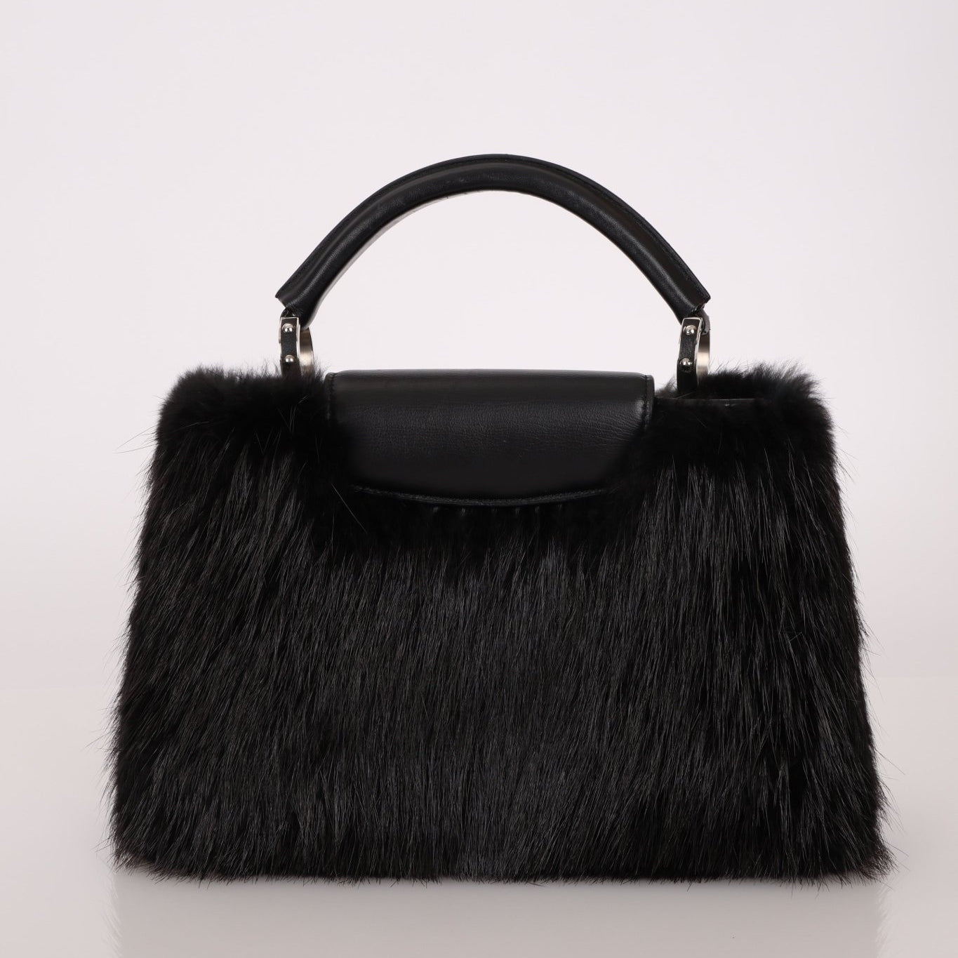 Limited Edition Louis Vuitton 2017 Mink Fur Monogram Capucines MM - FashioNica