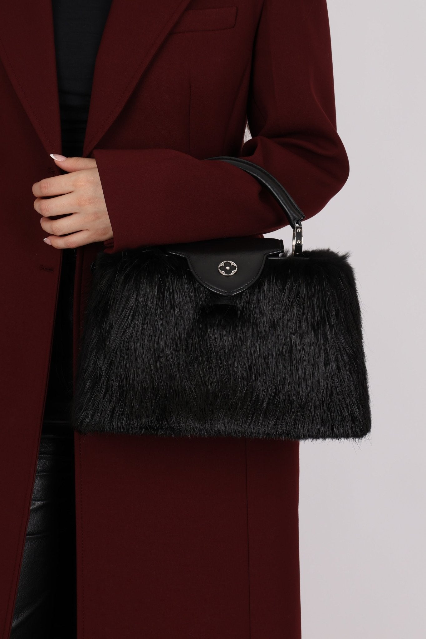 Limited Edition Louis Vuitton 2017 Mink Fur Monogram Capucines MM - FashioNica