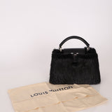 Limited Edition Louis Vuitton 2017 Mink Fur Monogram Capucines MM - FashioNica