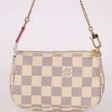 Limited Edition Louis Vuitton 2021 Damier Azur Hollywood Animation Mini Pochette - FashioNica