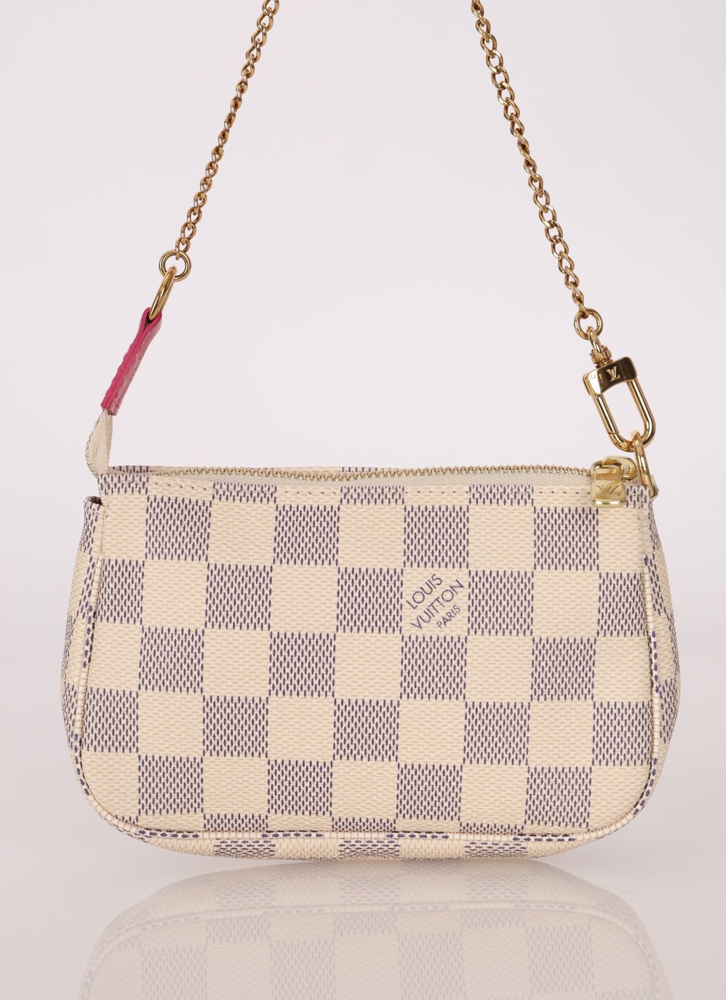 Limited Edition Louis Vuitton 2021 Damier Azur Hollywood Animation Mini Pochette - FashioNica