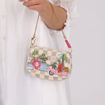 Limited Edition Louis Vuitton 2021 Damier Azur Hollywood Animation Mini Pochette - FashioNica