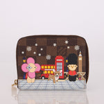 Limited Edition Louis Vuitton 2021 Damier Ebene London Vivienne Short Wallet - FashioNica