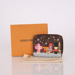 Limited Edition Louis Vuitton 2021 Damier Ebene London Vivienne Short Wallet - FashioNica