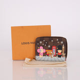 Limited Edition Louis Vuitton 2021 Damier Ebene London Vivienne Short Wallet - FashioNica