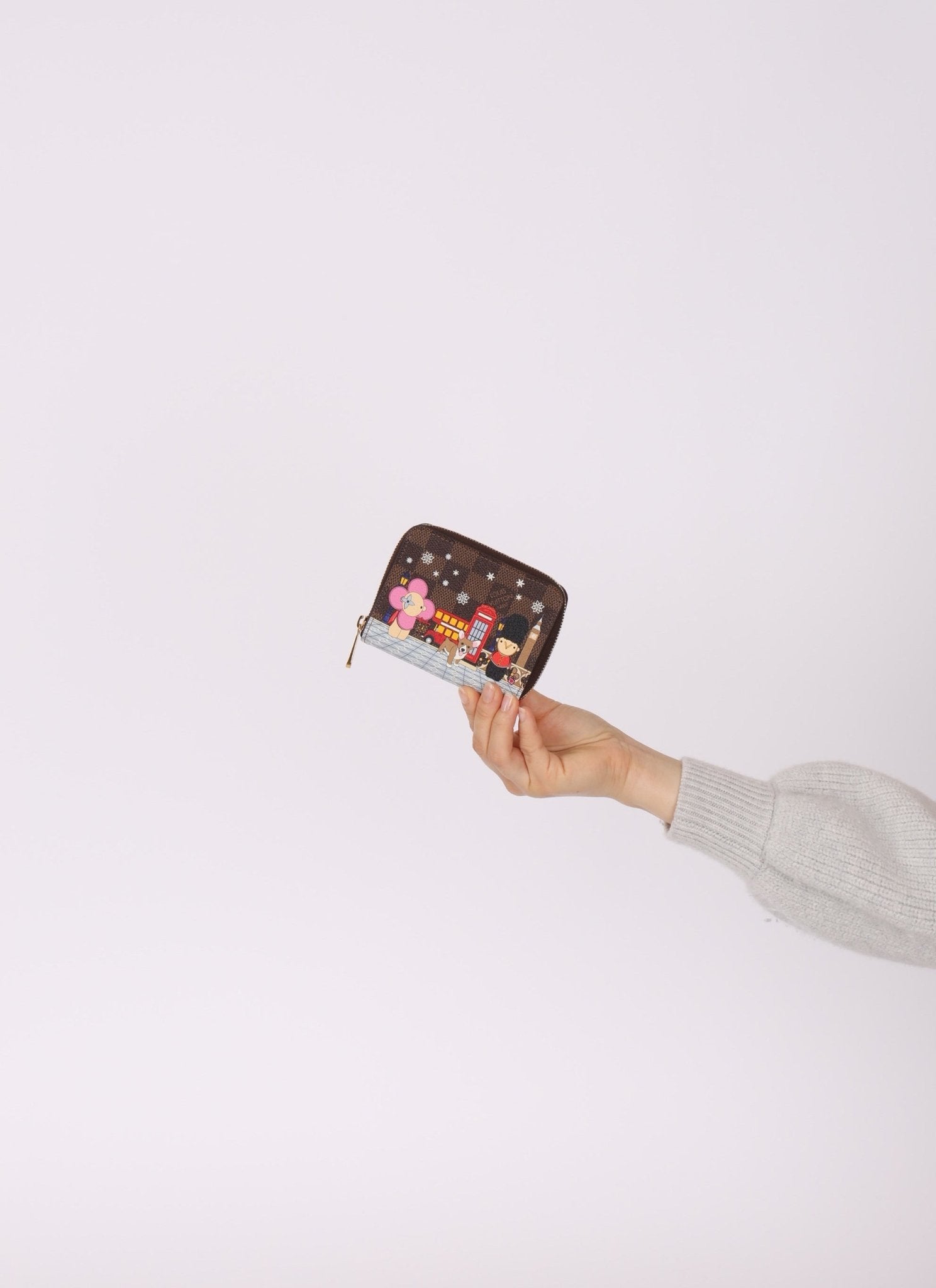 Limited Edition Louis Vuitton 2021 Damier Ebene London Vivienne Short Wallet - FashioNica