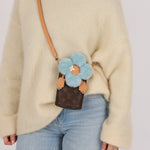 Limited Edition Louis Vuitton 2024 Monogram Vivienne with Azure Frost Shearling Bag - FashioNica