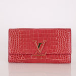 Limited Edition Louis Vuitton Crocodile Capucines Wallet - FashioNica