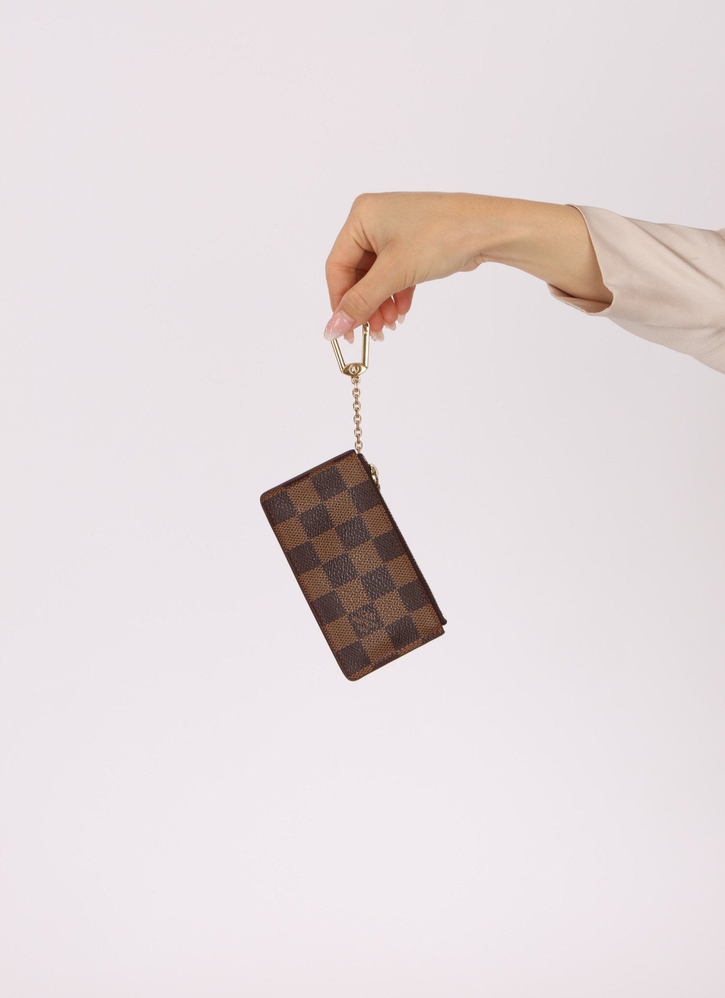 Limited Edition Louis Vuitton Damier Ebene Key Pouch - FashioNica