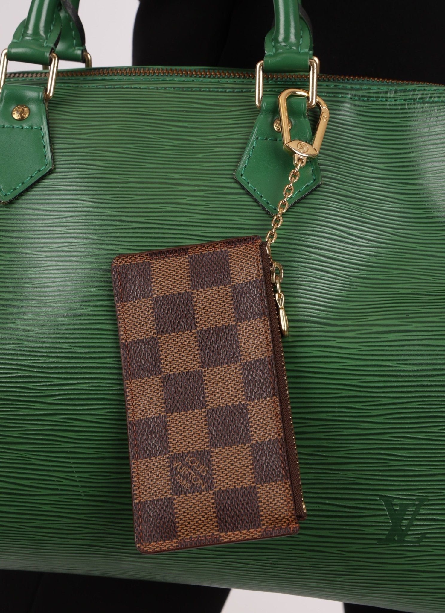 Limited Edition Louis Vuitton Damier Ebene Key Pouch - FashioNica
