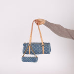 Limited Edition Louis Vuitton Denim Papillon & Mini Papillon Set - FashioNica