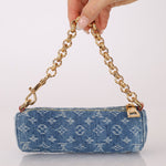 Limited Edition Louis Vuitton Denim Papillon & Mini Papillon Set - FashioNica