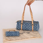 Limited Edition Louis Vuitton Denim Papillon & Mini Papillon Set - FashioNica