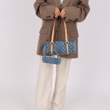 Limited Edition Louis Vuitton Denim Papillon & Mini Papillon Set - FashioNica