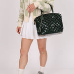 Limited Edition Louis Vuitton Emerald Patent Monogram Fascination Lockit Bag - FashioNica