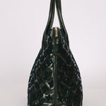 Limited Edition Louis Vuitton Emerald Patent Monogram Fascination Lockit Bag - FashioNica