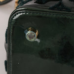 Limited Edition Louis Vuitton Emerald Patent Monogram Fascination Lockit Bag - FashioNica