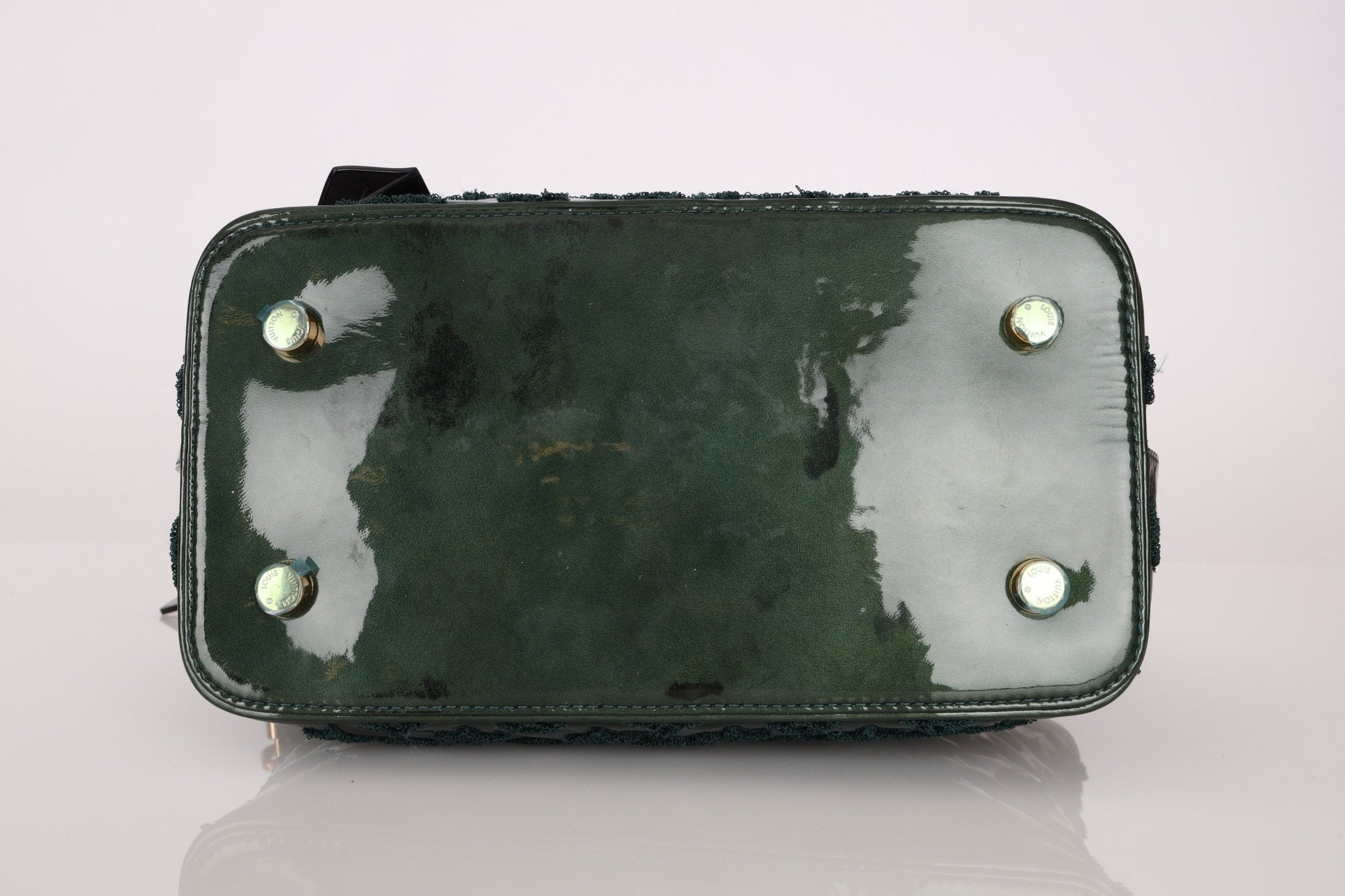 Limited Edition Louis Vuitton Emerald Patent Monogram Fascination Lockit Bag - FashioNica