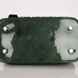 Limited Edition Louis Vuitton Emerald Patent Monogram Fascination Lockit Bag - FashioNica