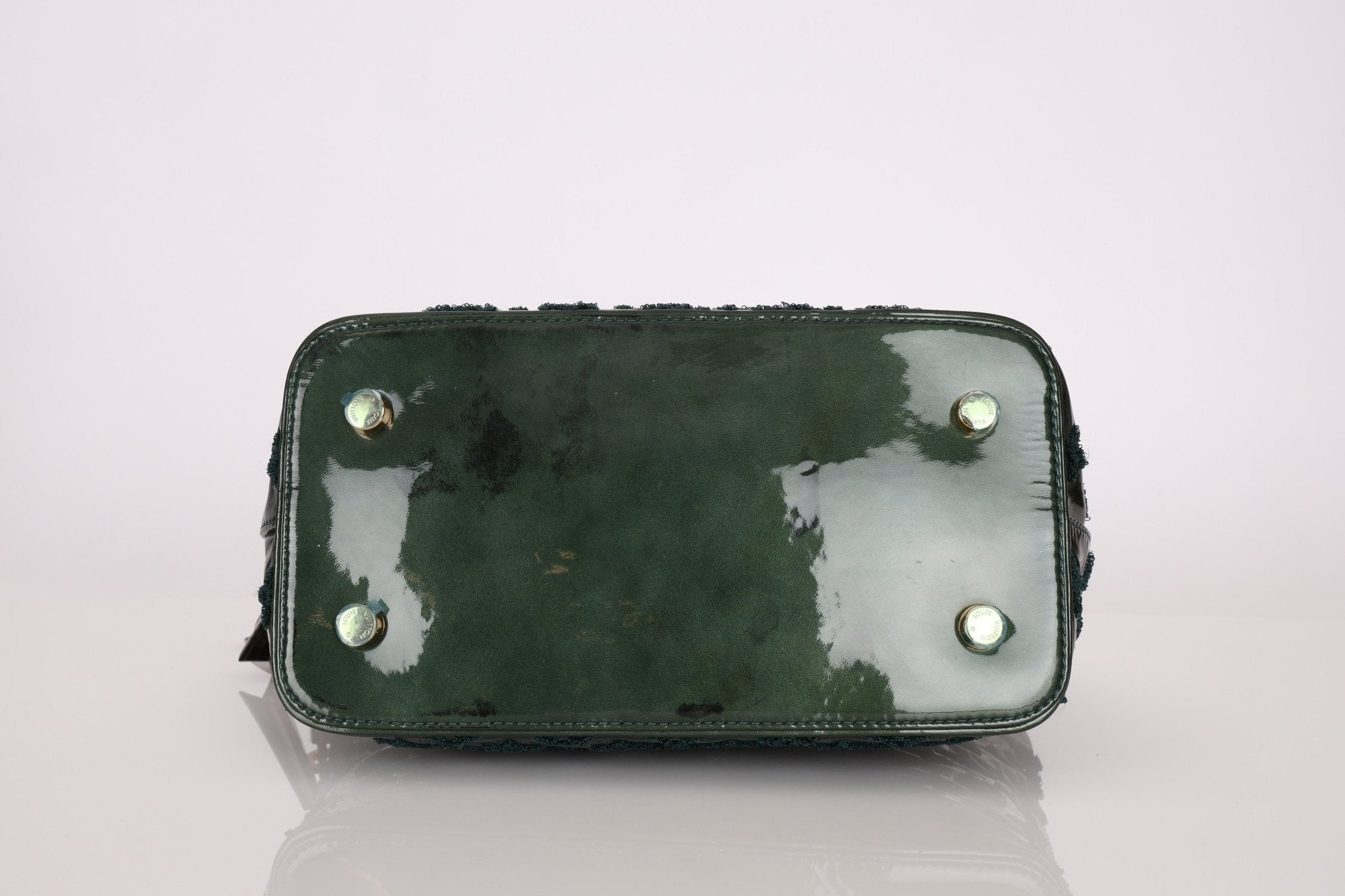 Limited Edition Louis Vuitton Emerald Patent Monogram Fascination Lockit Bag - FashioNica