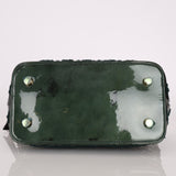 Limited Edition Louis Vuitton Emerald Patent Monogram Fascination Lockit Bag - FashioNica