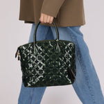 Limited Edition Louis Vuitton Emerald Patent Monogram Fascination Lockit Bag - FashioNica