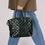 Limited Edition Louis Vuitton Emerald Patent Monogram Fascination Lockit Bag - FashioNica