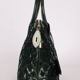 Limited Edition Louis Vuitton Emerald Patent Monogram Fascination Lockit Bag - FashioNica