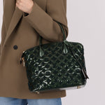 Limited Edition Louis Vuitton Emerald Patent Monogram Fascination Lockit Bag - FashioNica
