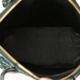 Limited Edition Louis Vuitton Emerald Patent Monogram Fascination Lockit Bag - FashioNica