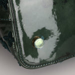 Limited Edition Louis Vuitton Emerald Patent Monogram Fascination Lockit Bag - FashioNica