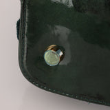 Limited Edition Louis Vuitton Emerald Patent Monogram Fascination Lockit Bag - FashioNica