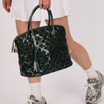 Limited Edition Louis Vuitton Emerald Patent Monogram Fascination Lockit Bag - FashioNica